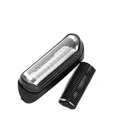 NC 1 piece shaver head and replacement foil compatible with Braun 10B series 190 180 170 1735 shaver head