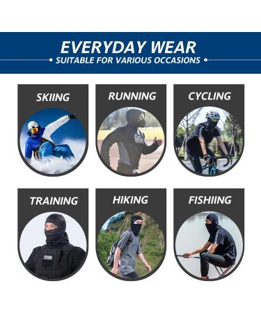 Buy Einkey Storm Hood 2 Pack - UV Protection Breathable Balaclava for Men & Women | Windproof Ski Mask for Bike & Motorcycle - Buy Online on GoSupps.com