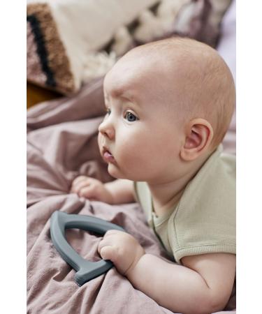Everydaybaby Silicone Teething Ring Twin Pack | Calm Grey & Harmony Green | Safe & Durable for Infants - Buy Online on GoSupps.com