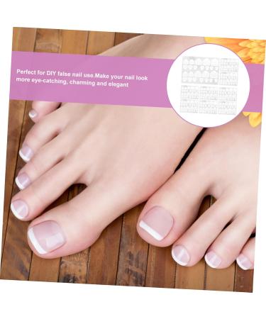 SKISUNO 20 Sheets Waterproof Arthritis Nail Tabs Nail Stickers for Nail Art Manicure Sticker Press-On Nail Sticky Tabs High Quality Gummed Paper Transparent - Buy Online on GoSupps.com