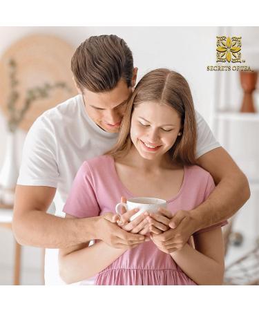 Organic Peppermint Morning Sickness Relief Pregnancy Tea - 20 Count - No Caffeine - Natural Relief for Cramps, Nausea & Constipation - Can be Served Hot or Cold - Secrets of Tea - Buy Online on GoSupps.com