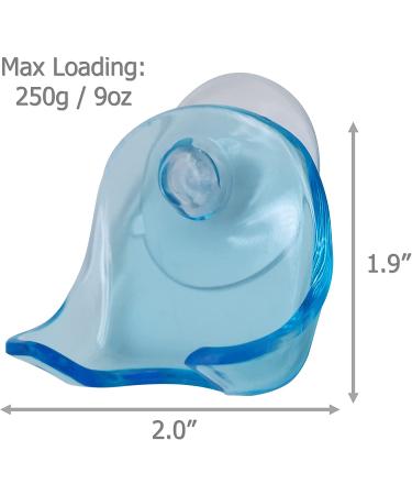EIKS 2 Pack Portable Razor Holder with Suction Cup Hooks - Shower, Bathroom, Travel - Wall Mounting - Reusable - Buy Online on GoSupps.com