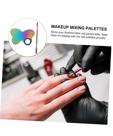 FOMIYES Makeup Palette Set - Nail Scraper Mixing Tray & Spatula for Art & Beauty - Stainless Steel Quality for Perfect Results - Buy Online on GoSupps.com
