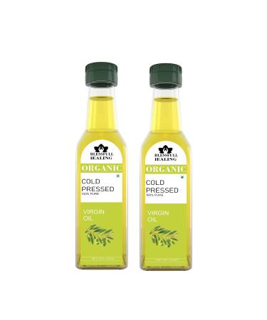 Blessfull Healing Cold Pressed Virgin Oil for Healthy Cooking Skin Glow 250 ml / 8.45 fl oz Pack of 2