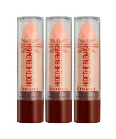 Rimmel 3 x Rimmel London Hide The Blemish Concealer Stick 004 Natural Beige - 3 Correctors