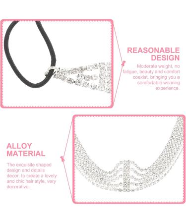 FRCOLOR Crystal Rhinestone Bejewelled Headband Multi- layer Hairband Diamond Headband Sparkly Crystal Headband Bling for Wedding Party - Buy Online on GoSupps.com