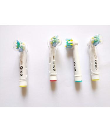 Oral-B Toothbrush Replacement Heads - 8 Count Refills for Pro 1000, 3000, 5000, 7000 & Vitality Floss Action - Buy Online on GoSupps.com