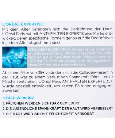 L'Or al Paris Anti-Aging Moisturizer with Collagen | 24h Hydration & Wrinkle Reduction | 50ml (Pack of 2) - Buy Online on GoSupps.com