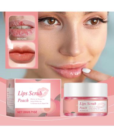 Shantou Youjia Lip Peeling Exfoliator Lips Overnight Moisturizer Sleeping Cream Lip Repair Balm Peach to brighten dark lips and reduce fine lip lines - Buy Online on GoSupps.com