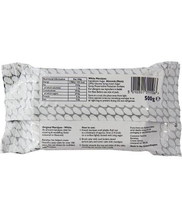 Renshaw Original White Marzipan 500g - Buy Online on GoSupps.com