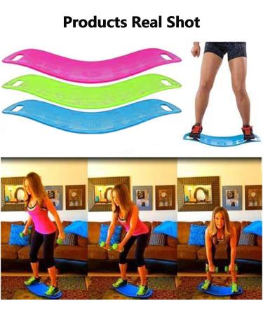 EMAIS Balance Board with Resistance Bands for Adults - Core Workout Yoga Board for Dancers & Athletes - Green - Buy Online on GoSupps.com