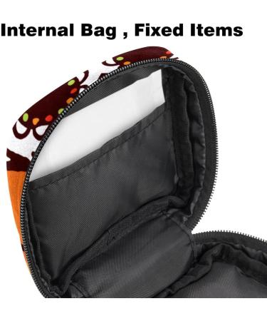Shop Women's Cinco de Mayo Binding-Up Bags | Dead Head Orange Portable Menstrual Insert & Storage Holder for School & Office - Buy Online on GoSupps.com