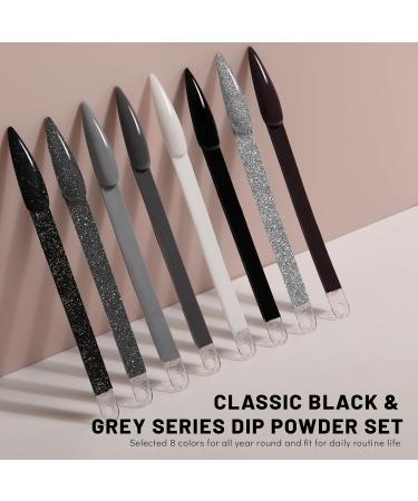 Aokitec 8 Colors Dip Powder Nail Kit - French Nail Art Set for Manicure - No Lamp Needed - Pro Collection for Salon & DIY - 8 Colors City Beauty - Buy Online on GoSupps.com