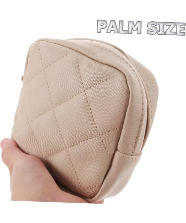 Lurrose Leather Bracers Daily Use Period Bag Napkin Organizer Beige 13x13cm - Buy Online on GoSupps.com