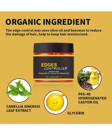 Strong Hold Hair Styling Gel 100ml Strong Non-Greasy Hair Gel Edge Controls Gel for Afro Hair Edge Control Gel for Women Edge The Control Hair Gel for Women Hair Styling Products (3pc) - Buy Online on GoSupps.com