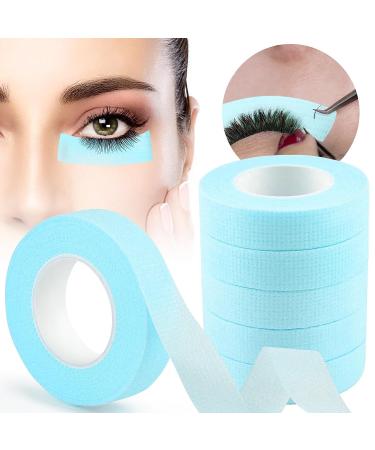 6 rolls tape eyelash extension ebanku eyelashes adhesive tape micropore eyelashes tape lash tape eyelash isolation adhesive tape (0.5 inch x 10 yards blue) - Buy Online on GoSupps.com