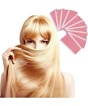 Hair Extension Tape Tabs - 240 Pcs Double Sided Adhesive Human Hair Tape, Waterproof Wig Tape for Replacement - White+Pink 4 x 0.8 cm - Buy Online on GoSupps.com