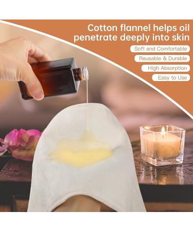 Salonite 3-Piece Flannel Set for Castor Oil Packs | Reusable & Absorbent Compress Cloths - Perfect for Calming Heat Therapy - Buy Online on GoSupps.com