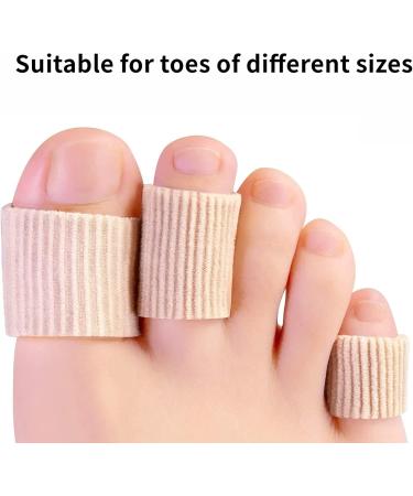Nubstoer Elastic Toe Tubes with Silicone Gel | Corn & Callus Remover - 10cm 5 Pack - International Shipping - Buy Online on GoSupps.com