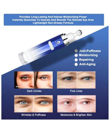 Poeroes 8% Caffeine Eye Serum & 99.3% Moisturizing Snail Mucin Cream for Anti-Aging & Hydration Combination Pack - Buy Online on GoSupps.com