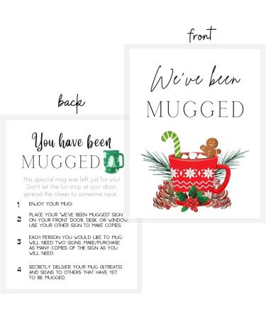 You've Been Mugged | Christmas Game | Hot Cocoa Elf Design | 25 Pack 8.5x11 Standard Paper Size - Buy Online on GoSupps.com