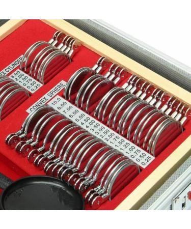 104Pcs Optical Trial Lens Set Optometry Kit Metal Rim Ophthalmic Lenses with Free Trial Frame Eye Protection Accessories Ophthalmic Trial Case Lenses Aluminum Suitcase - Buy Online on GoSupps.com