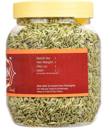 JMN Fennel Seeds (Saunf Sabut) Whole Spice 7oz (200g) All Natural | Gluten Friendly | NON-GMO | Vegan | Indian Origin - Buy Online on GoSupps.com
