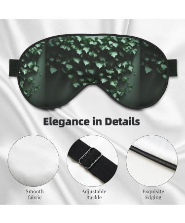 Green Creeper Unisex Adjustable Eye Mask - Blackout Sleep Mask for Home Travel Yoga & Office Naps - Buy Online on GoSupps.com