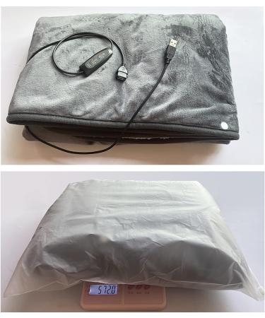 Soft Flannel Heating Ceiling & Heated Fleece Scarf - Comfortable Travel & Home Use | 150x76 cm - Buy Online on GoSupps.com