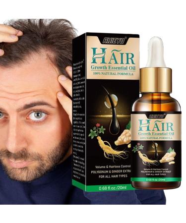 fanelod Hair Growth for Women - Natural Ginger Hair Growth Serums 20ML, Biotin Hair Growth - Nourishing Ginger