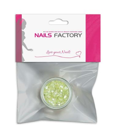 N&BF Nail Art Muschelspleter |Crushed Shells Ivory |Perlmutt splinters for gel nails and acrylic modeling |Glitter Sea Shells |Glitzer mussel particles |Mussel inlay's ivory / cream