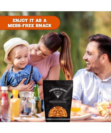 Cinnamon Coated Diced Apple Snack (1 lb) | Dehydrated Fruity Flavor | Resealable Pouch | Presto Sales LLC - Buy Online on GoSupps.com