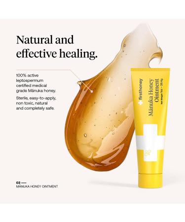 First Honey Sterile Manuka Honey Ointment - 100% Medical Grade for Burns, Wounds, Cuts - 1.0oz (Pack of 1) - Buy Online on GoSupps.com