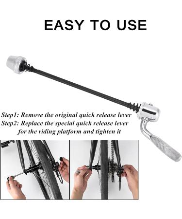 Alomejor Quick Release Skewers Set - Lightweight Steel Bicycle Skewer for Cycling Trainer MTB & Road Bikes - International Shipping Available - Buy Online on GoSupps.com