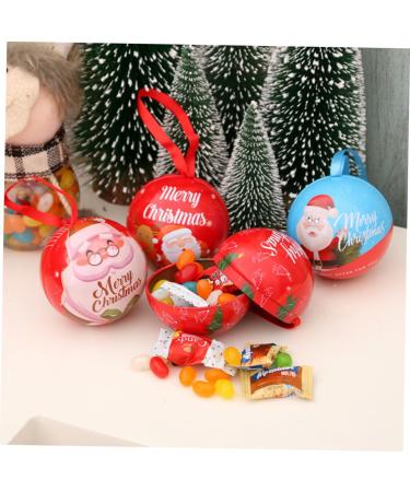 Cabilock 18 Pcs Christmas Party Favors Christmas Boxes for Treats Christmas Tree Ornaments Spherical - Buy Online on GoSupps.com