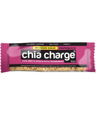 Chia Seed Mini & Big Flapjacks Pack - Berry Energy Bars - Nut Free & Sugar-Free - 20 Count - Ideal for Running, Gym, Cycling - Healthy Snack - Buy Online on GoSupps.com
