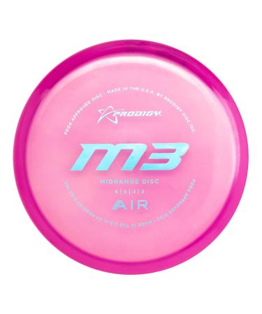 Prodigy Disc M3 AIR | Straight Flying Disc Golf Midrange | Great for Drives or Approach Shots | Dependable in All Conditions | Great Beginner Disc | Lightweight Plastic | 160-164g | Colors May Vary