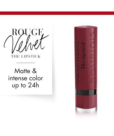 Bourjois Rouge Velvet The Lipstick 40 Nude Lounge - Long-Lasting Matte Lip Color | 1 Piece - Best for International Shipping - Buy Online on GoSupps.com