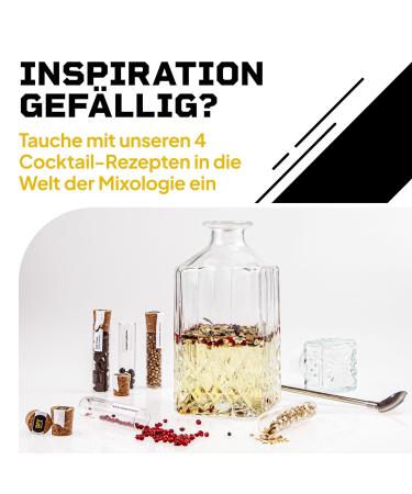 Dbys Mini Gin Spice Set | 12 Botanicals for Gin & Cocktails | Includes Recipe Cards Spice Lexicon & Elegant Wood Box | Perfect Gift for Men & Women - Buy Online on GoSupps.com