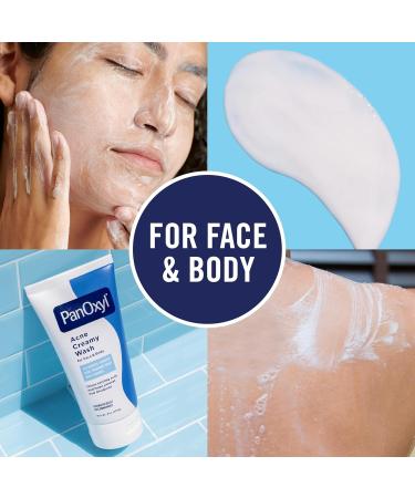 PanOxyl 4 Acne Creamy Wash 4% Benzoyl Peroxide 6 oz (Pack of 6) - Buy Online on GoSupps.com