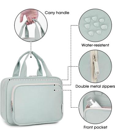 Narwey Hanging Toiletry Bag for Women - Travel Makeup Organizer - Mint Green Medium Size - Buy Online on GoSupps.com