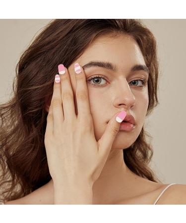 Gel Nail Strips Nail Polish Stickers - Semi-Cured Nail Wraps for Gel Polish - Gel Nail Strips Long Lasting Shiny Nail Strips Easy to Apply and Remove 0178 - Buy Online on GoSupps.com