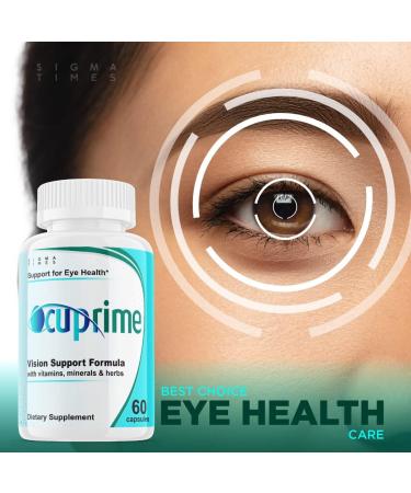 Sigma Times Ocuprime for Eyes 3 Pack | Vision Formula with Occuprime Supplements | Eye Pills (180 Capsules) - Buy Online on GoSupps.com