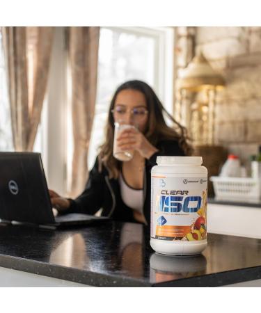 Unity Supplements CLEAR ISO Protein Powder - Grass-fed Whey Isolate Protein - Post Workout Recovery Drink Mix - Keto Friendly and Sugar-Free - 27g Protein per Serving - 900g 25 Servings (2 pounds Peach & Mango) Peach & Mango 2 pounds - Buy Online on GoSupps.com