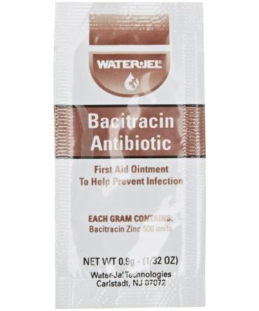 Waterjel 2534 Bacitracin Antibiotic Zinc First Aid Ointment 9gm Packet (Box of 144)