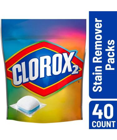 Clorox2 Stain Fighter & Color Booster 40 ct - Multi-Purpose Stain Remover for Bright Colors | International Shipping Available - Buy Online on GoSupps.com