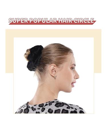 Warmsmile Extra Large Velvet Scrunchie 8 Inch - 4 Pack, XL Size - Oversized Hair Scrunchy for Thick Curly Long Hair - Elastic Ponytail Holder - Women's Hair Accessories - Buy Online on GoSupps.com