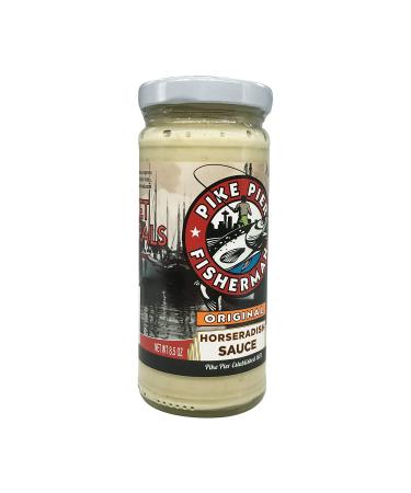 Pike Pier Fisherman Original Horseradish Sauce - Bold and Tangy Seafood Condiment - Buy Online on GoSupps.com