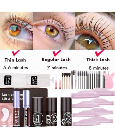 Lash Lift Brow Lamination Kit - DIY Eyelash & Eyebrow Perming at Home or Salon - 6 Weeks of Voluminous Eyes - 15 Applications - 10ml Airless Pump - Buy Online on GoSupps.com