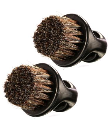 Borogo 2-Pack Knuckle Brush for Barbers - Essential Tool for Professional Barbering & Grooming Services - Beard & Face Duster Brush - Ideal for Hairdressing Salon and Household Use - Buy Online on GoSupps.com